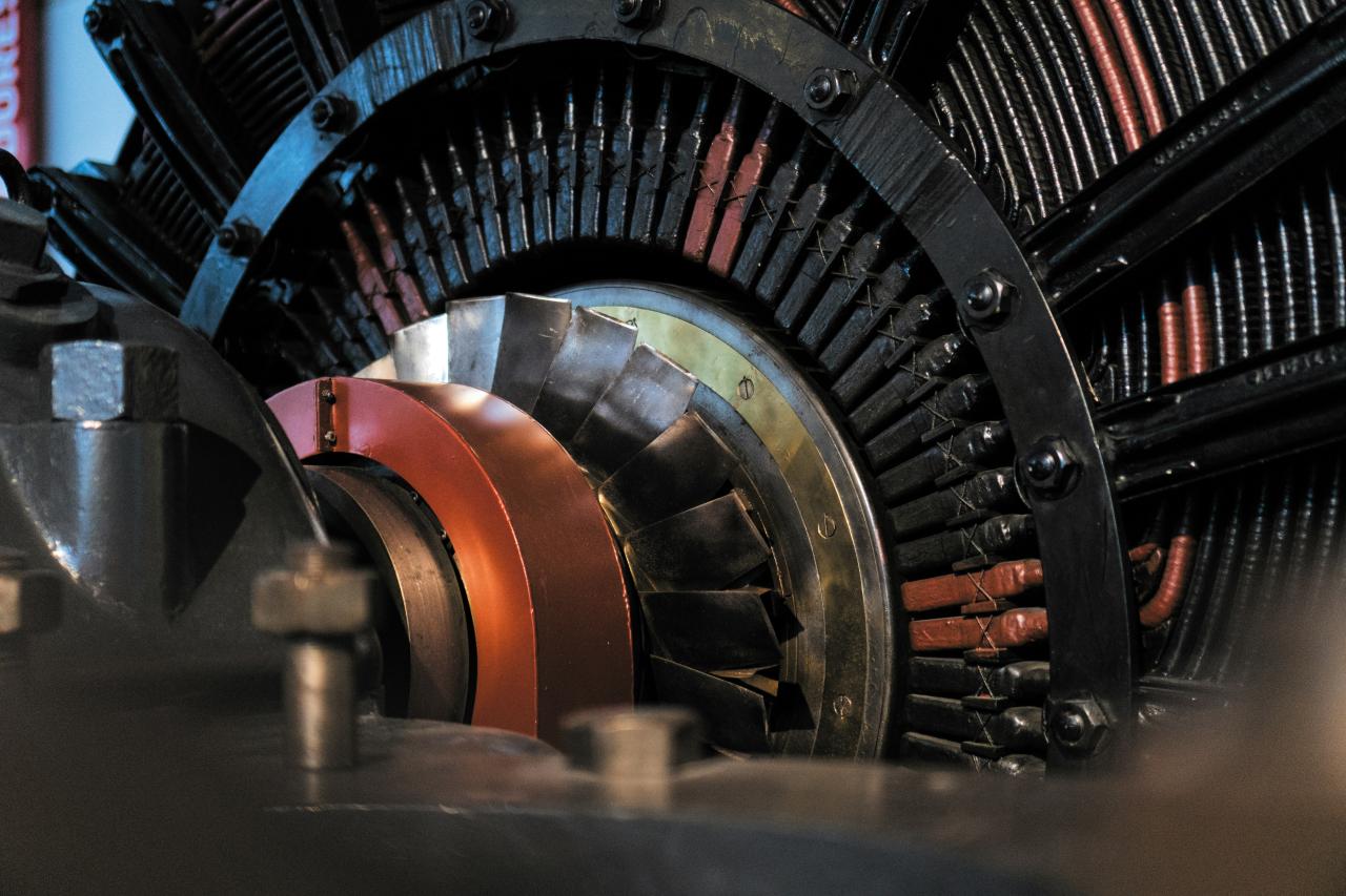 a close up of a machine with a spiral design